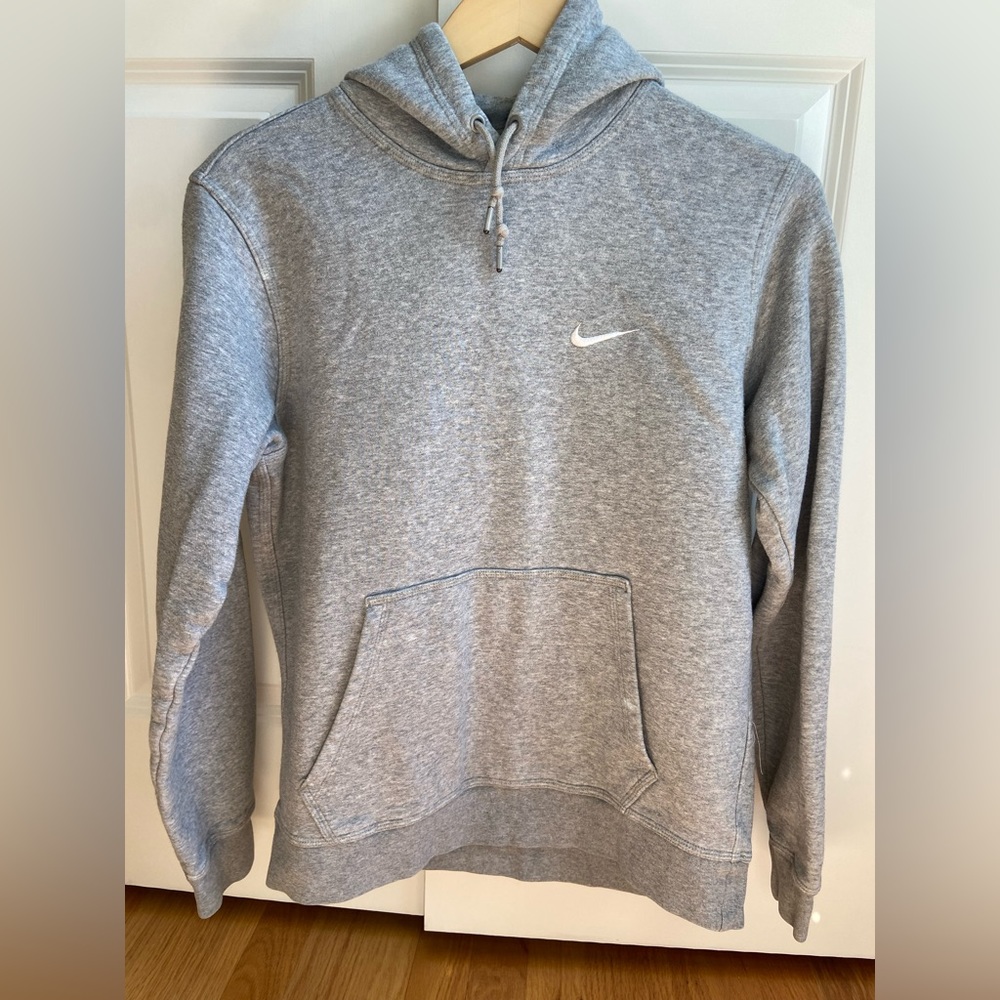 Mens Nike Light Grey Hoodie
